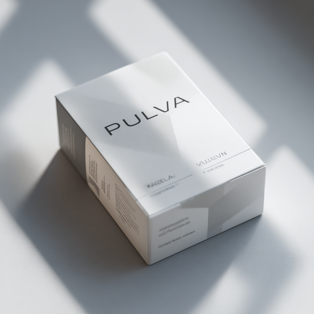 product package on neutral background